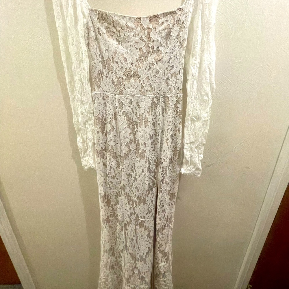 Lulus Lace Off White Wedding Dress